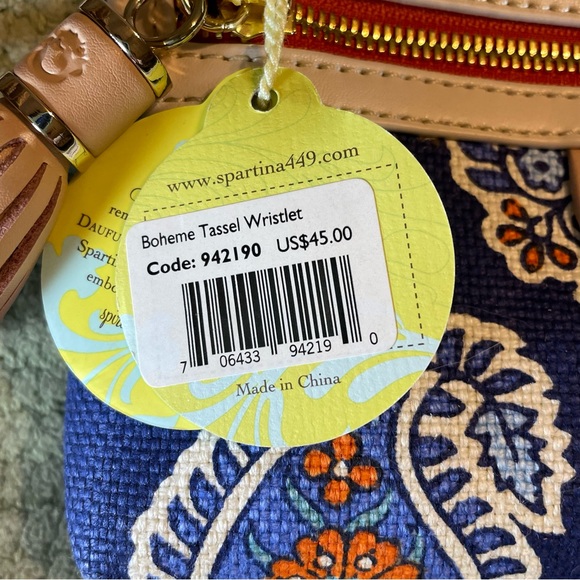 Spartina 449 Boheme Tassel Wristlet - Picture 9 of 10